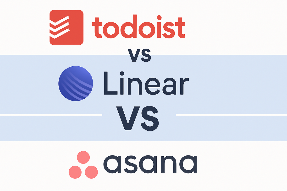 Comparing Todoist, Linear & Asana